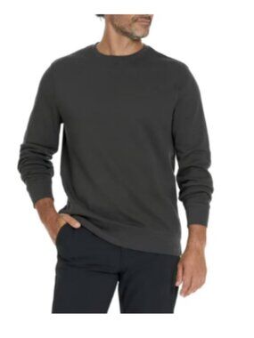 Hurley Men's Long Sleeve Crewneck Sweatshirt Gray M